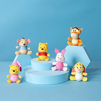 Amazon.co.jp: Micro Teenies くまのプーさん&仲間 6個パック